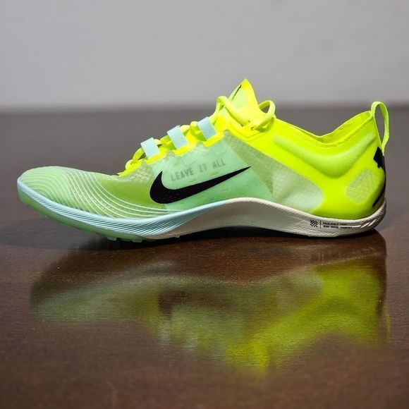 Nike Zoom Victory Waffle 5 Track Running Shoes Volt Black AJ0846-702 women’s 6.5 - Picture 9 of 16